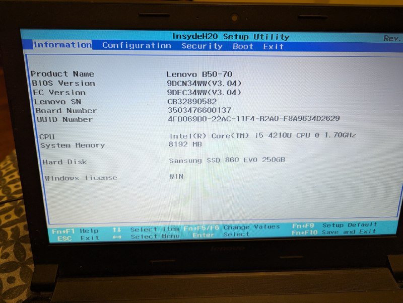 Ноутбук Lenovo B50-70 7
