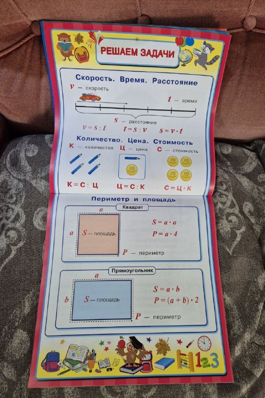 Обучающие плакаты для начальной школы и дошкольников 8