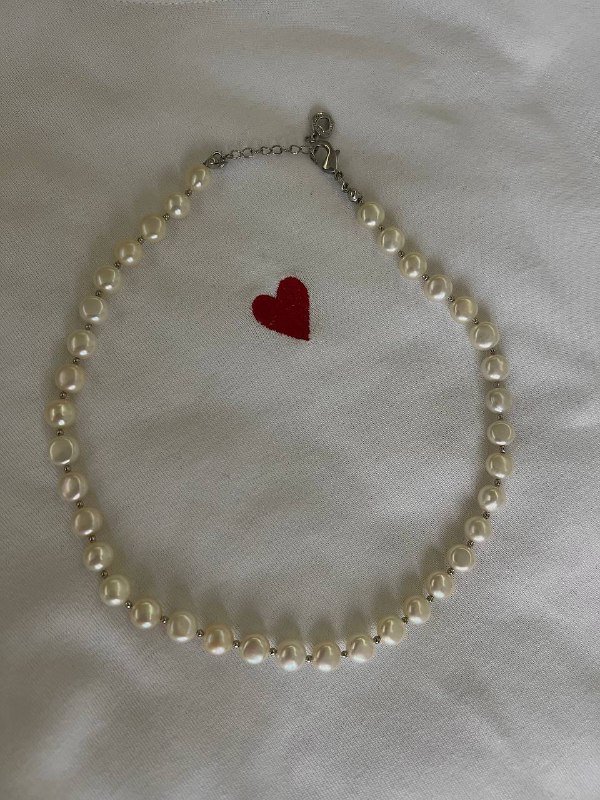 Ожерелье ручной работы из жемчуга