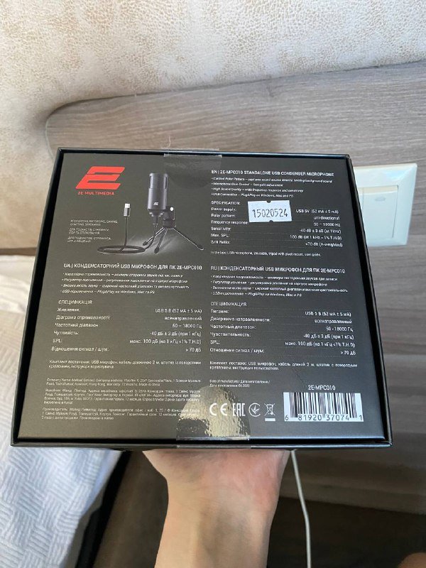 Конденсаторный микрофон с комплектом 2