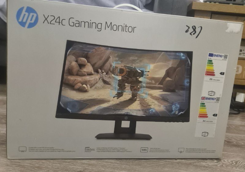 Игровой изогнутый монитор HP X24c 144Hz Full HD