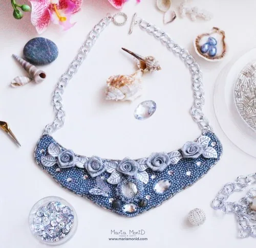 Колье Silver Rose 1