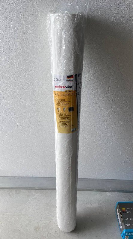 Остаток немецких флизелиновых обоев под покраску MEISTERvlies 3