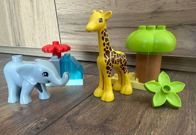Наборы Лего Duplo Wild animals, Pizza stand, Wild animal of Africa 3
