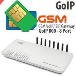 GSM VoIP SIP Gateway GolP 800 8 Port