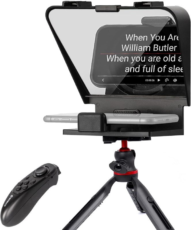 Телесуфлер для телефона с штативом и креплениями 3