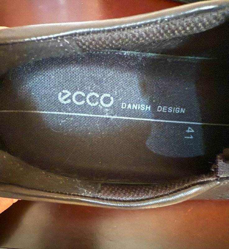 Кожаные туфли Ecco размер 41 3