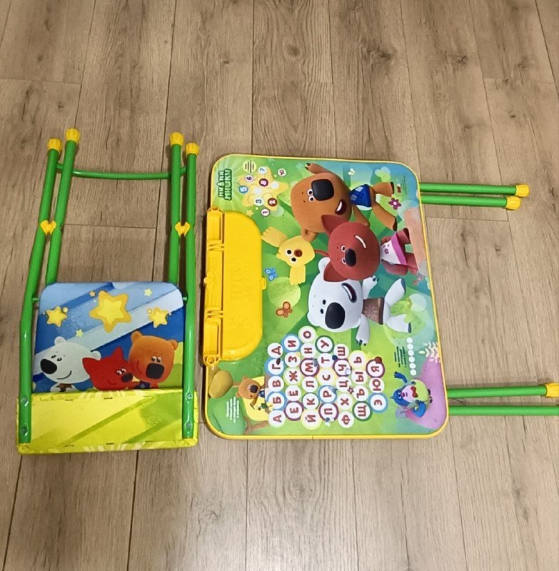 Складной стол со стулчиком для детей 3-6 лет 3
