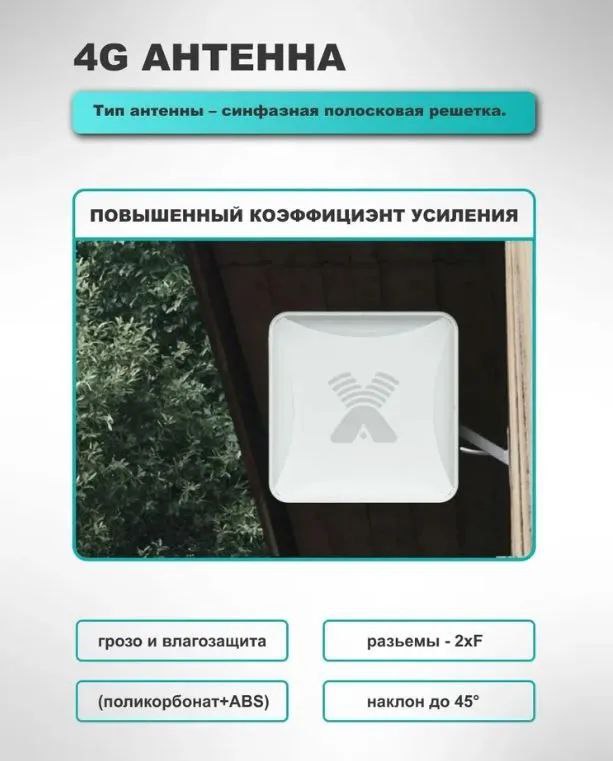 Набор усиления сигнала 4G/LTE и Wi-Fi роутер TP-Link MR200