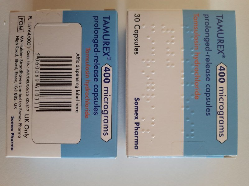 Тамулекс 400 микрограммов, капсулы пролонгированного действия