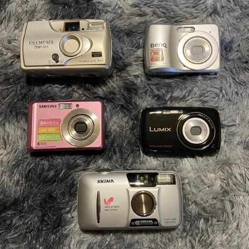 Benq AC105, Lumix DMC-S1, Samsung ES10, Skina Lito 22, Olympus Trip-505