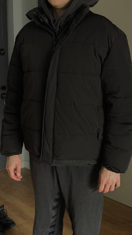 Мужская куртка Zara черная XL