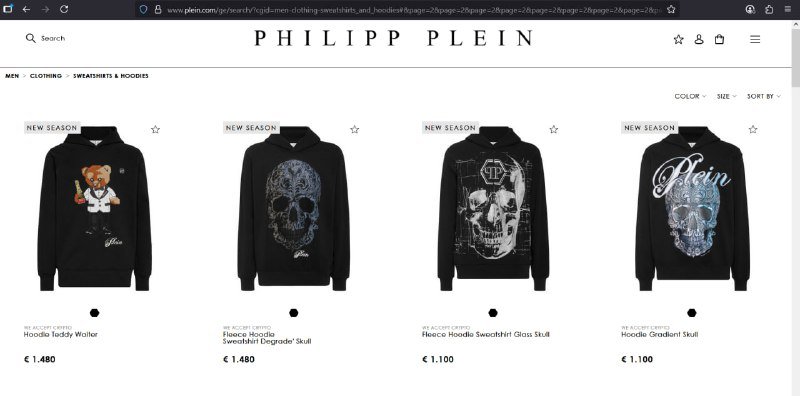 Мужская худи Philipp Plein оригинал XL 4