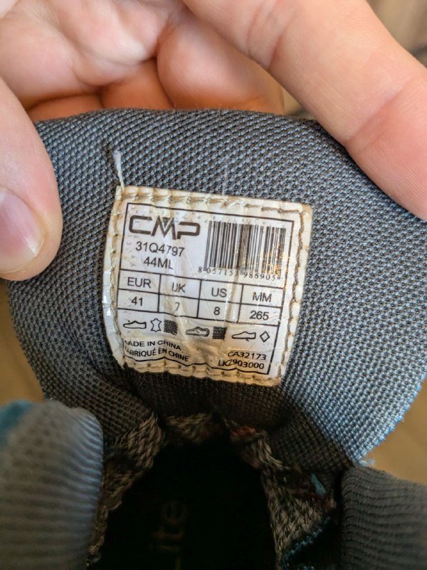 Мужские хайковые ботинки CMP 41 размер 3