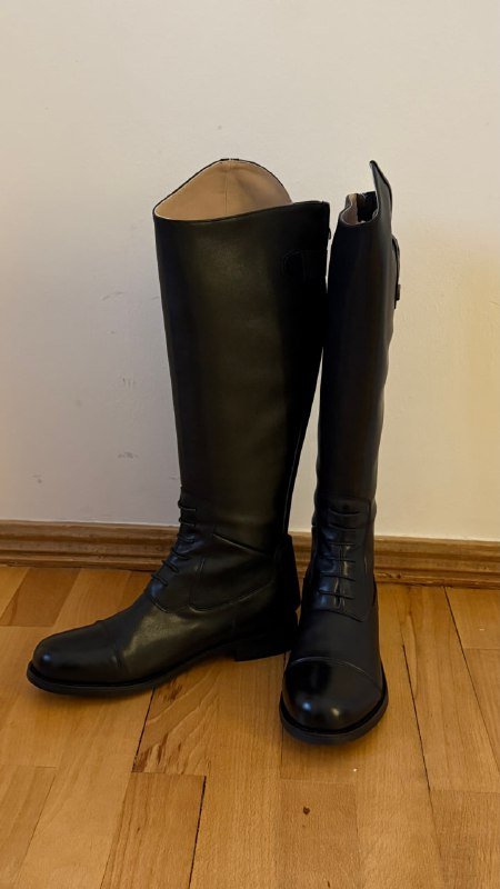 Сапоги для верховой езды из натуральной кожи 2