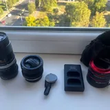 Canon FD 135mm, Lensbaby Composer Pro EF, Зарядка LP-E6, макро кольца 1