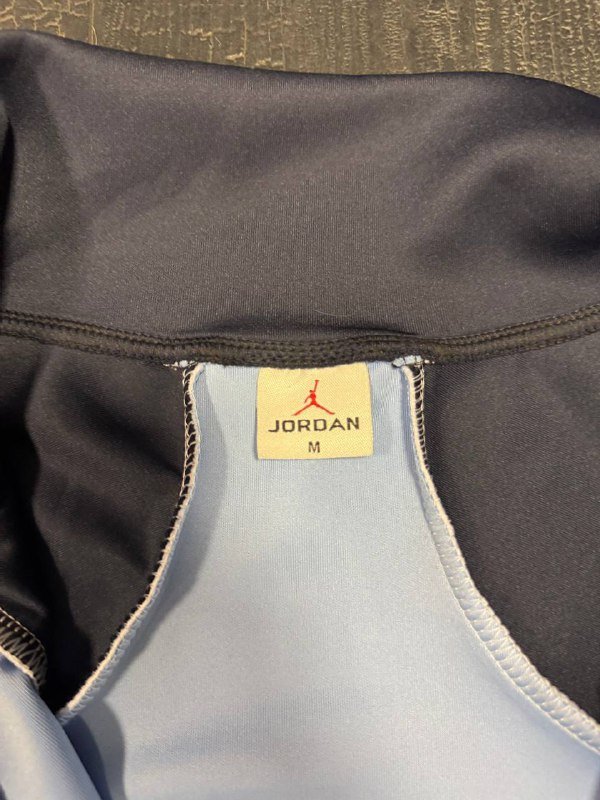 Зипки Supreme x Jordan черный и ретро голубой 5