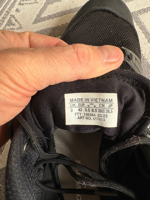 Кроссовки Salomon XT-6 Expanse Black Magnet размер 40.5 5