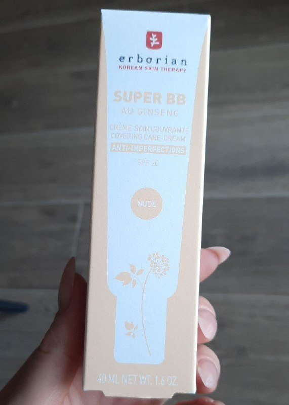 Тональная основа Erborian super BB nude