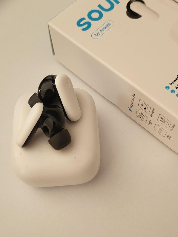 Наушники Soundcore P30i белые с кейсом и амбушюрами 2