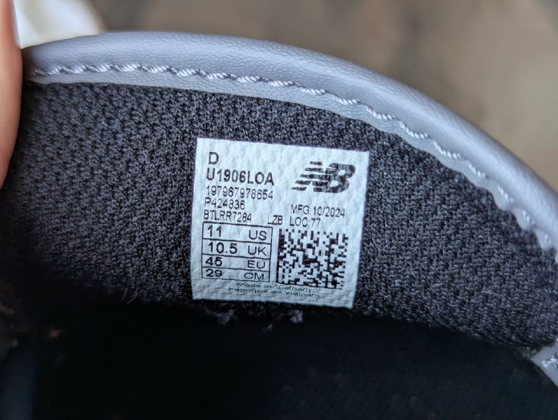 Лоферы New Balance 1906 мужские, размер 45 5