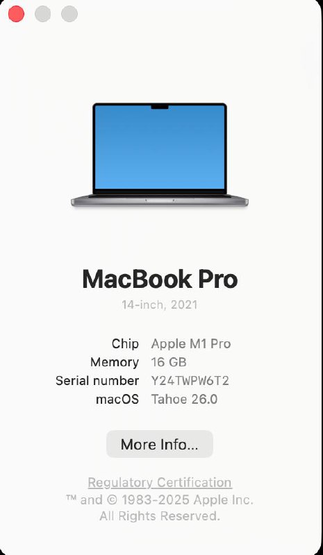 Ноутбук MacBook Pro M1 Pro 14-inch 16GB 512GB SSD