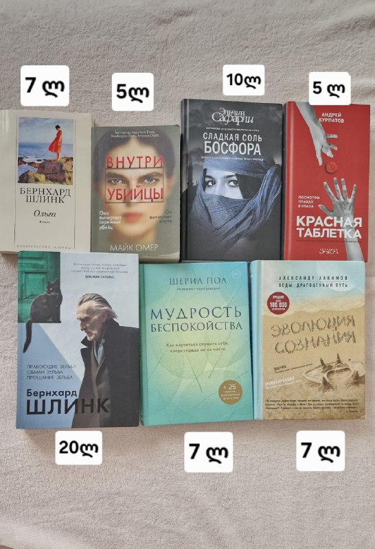 Книги Бернхард Шлинк, Майк Омер, Элчин Сафарли, Андрей Курпатов, Шерил Пол, Александр Хакимов