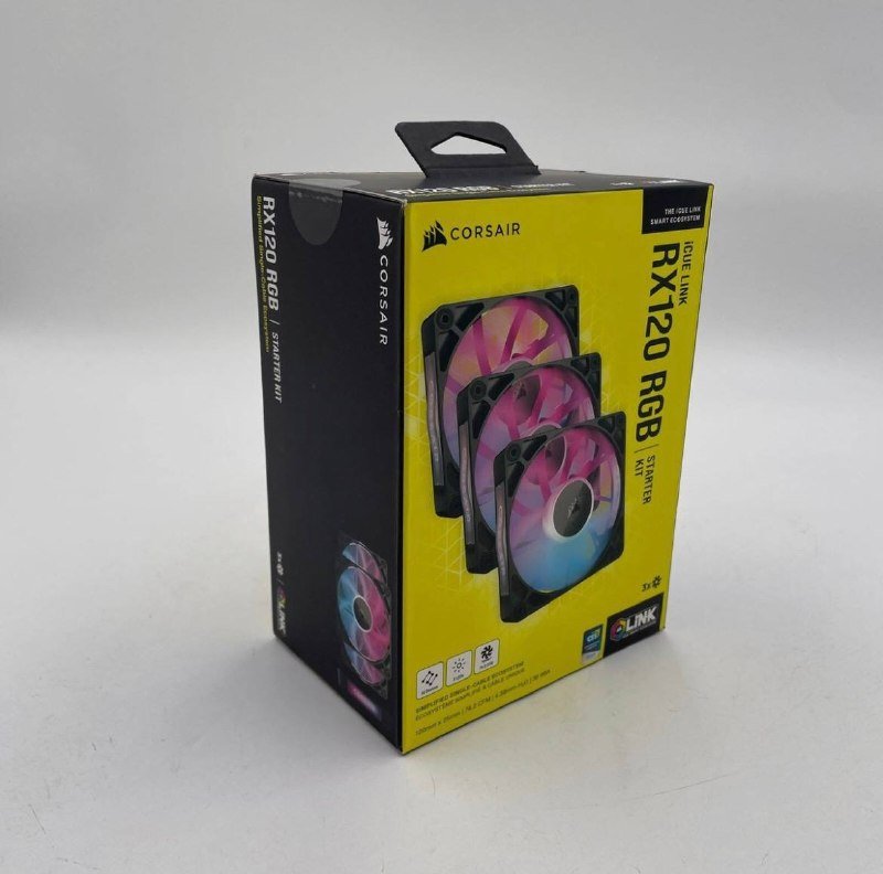 Кулеры Corsair iCUE Link RX120 RGB, 3 шт.