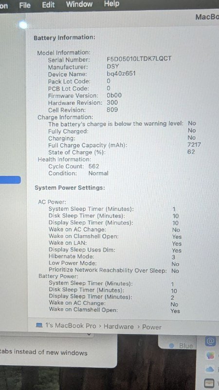 Macbook Pro 16 дюймов 512/16 без зарядки 4