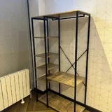 Диван, журнальные столики, стеллажи, тележка, стол и стул 6