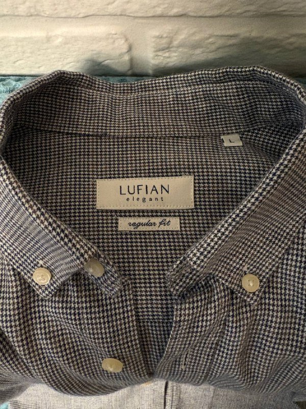 Кожаная куртка Alcott, Мужская рубашка L 2