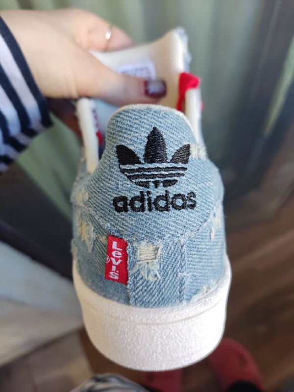 Adidas Superstar джинсовые 38 размер 4