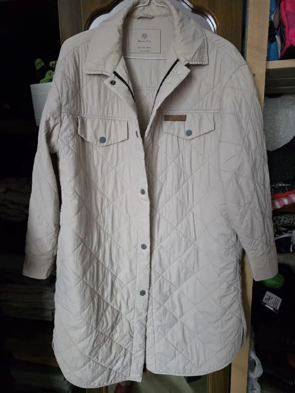 Стёганое пальто Massimo Dutti 1