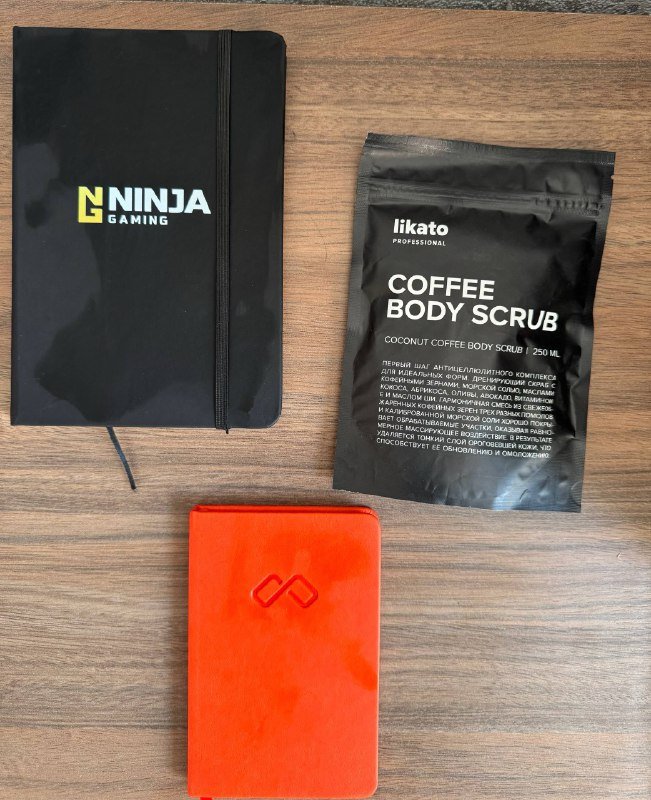 Натуральный разогревающий скраб, крем Cerave, робот пылесос Xiaomi, книги, блокноты, дрип пакеты, кофейный скраб 5