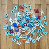Container, sorter, skittles, umbrella, potty, pillow, helicopter, ball, alphabet, sneakers 9