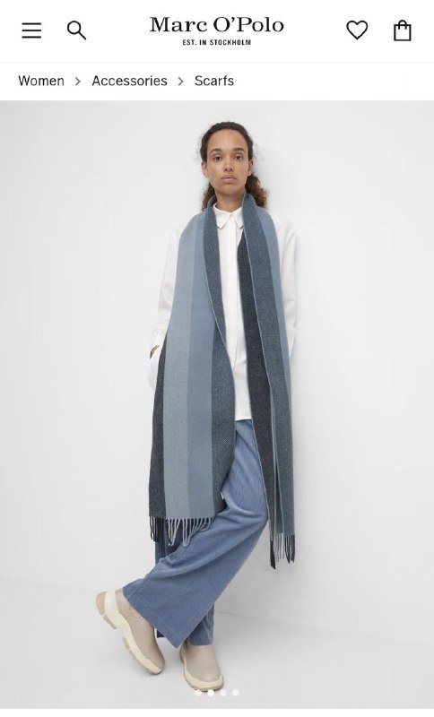 Шарф Marc O'Polo из шерсти новый 5