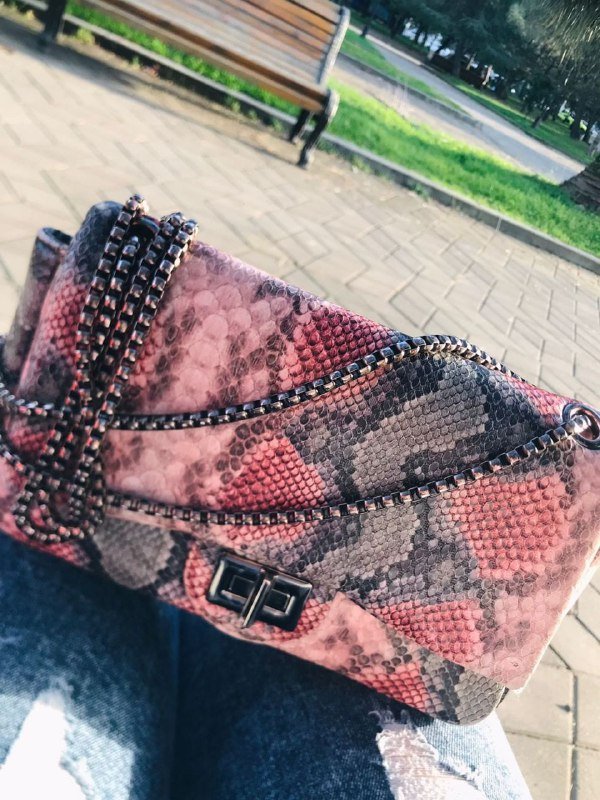 Сумка змеиный принт