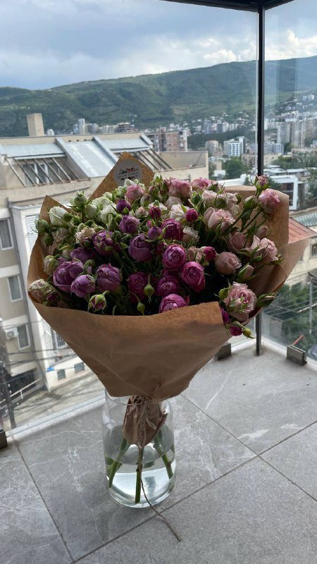 Стеклянная ваза 2