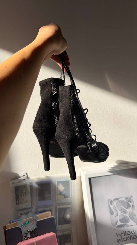 Танцевальные женские туфли на высоком каблуке 2