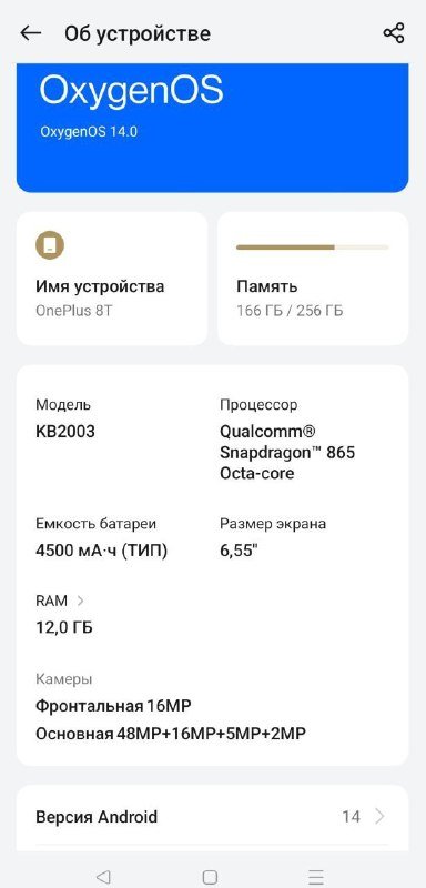 Смартфон OnePlus 8T 12/256 с зарядным устройством и чехлом 7