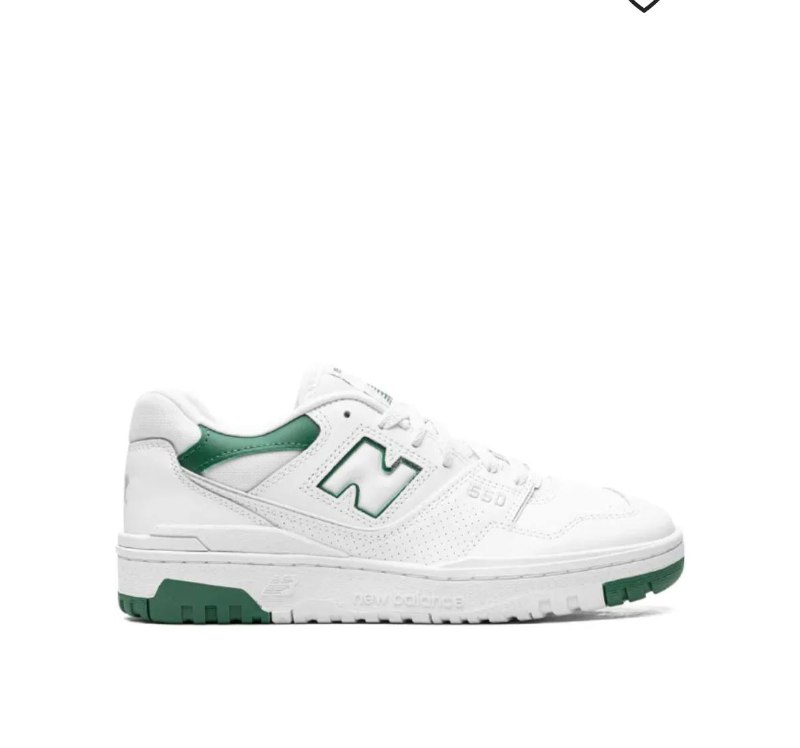 New Balance 550 White Green Cream размер 6 UK или 6,5 US 3