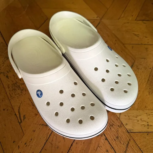 Белые Crocs Crocband Clog