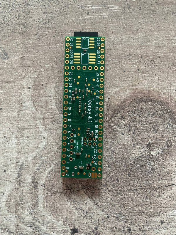 Плата Teensy 4.1 прошитая на Dirtywave M8 2