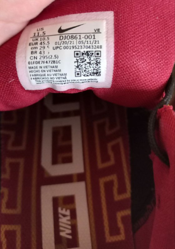 Кроссовки Nike Air Zoom Pegasus 38, размер 45.5 4