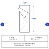 Спальники летние Decathlon Arpenaz Quechua 20 4