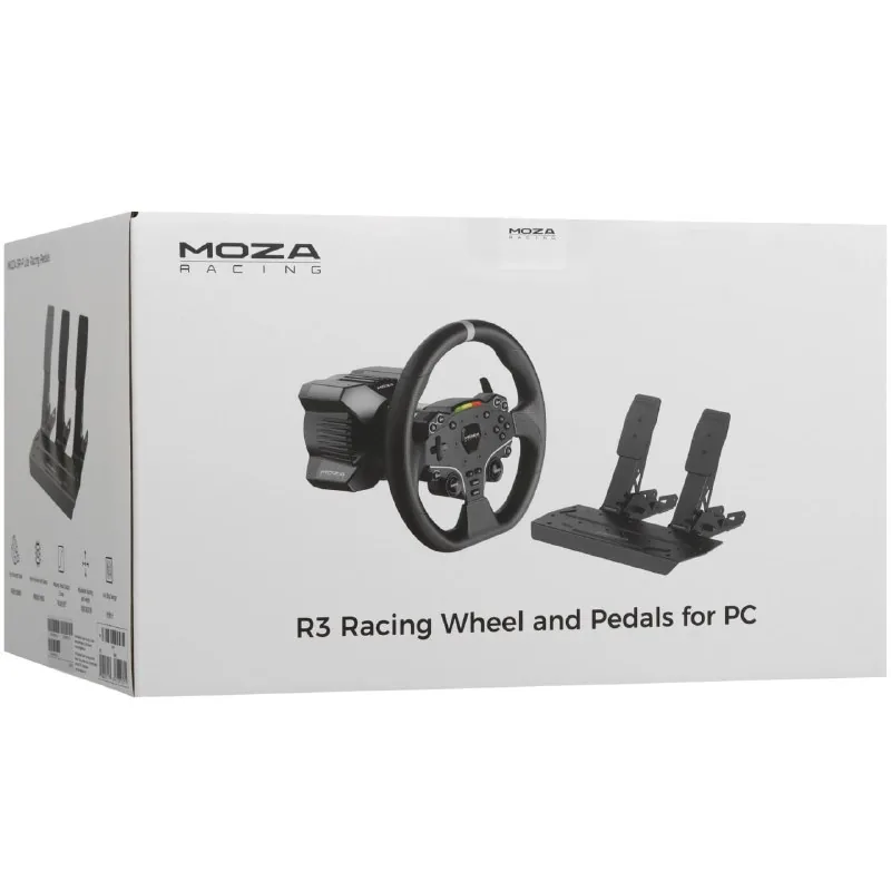 Игровой руль Moza R3, педали