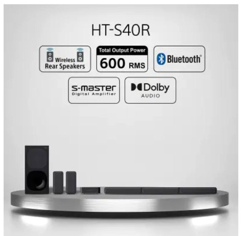 Домашний кинотеатр Sony Sound Bar HT-S40R 3