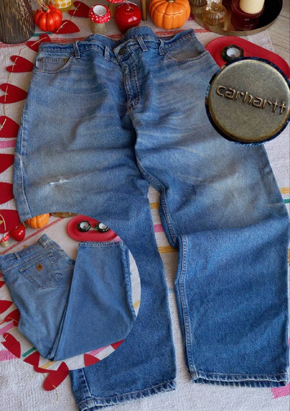 Шапка, худи Crew, джинсы Carhartt 3