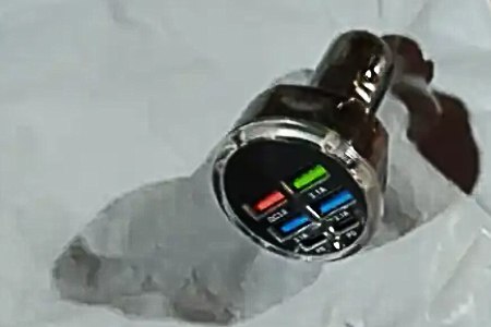 Зарядное в прикуриватель 4 USB Type A и 2 USB Type C