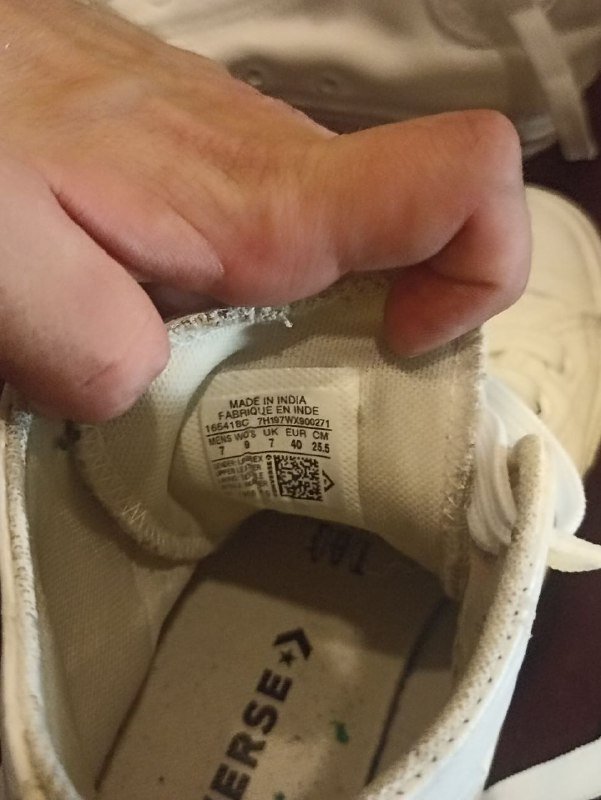 Белые кожаные кеды Converse высокие, размер 7 муж., 9 жен.